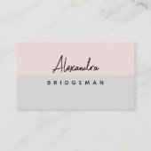 QRコード |ミニマリスト、ソーシャルメディアの名刺 名刺 (裏面)