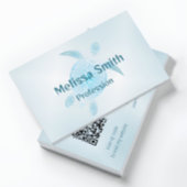 QRコード |メタリックトライバルカメ 名刺