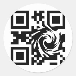 QRコード ラウンドシール