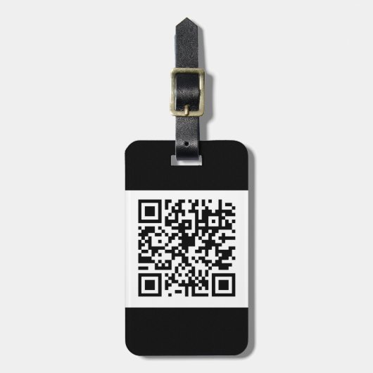 QRコード ラゲッジタグ (正面縦)