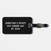 QRコード ラゲッジタグ (裏面横)