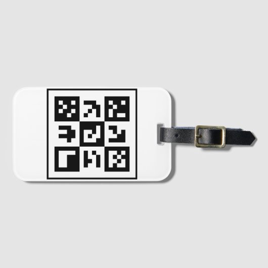qrコード ラゲッジタグ (正面横)