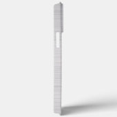 QRコード、ロゴアートまたは写真、名前、つや消しシルバーC Case-Mate iPhoneケース (裏面 / 右)