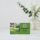 QRコード・ローン・ネ気にットワークモダン機能  名刺 (スタンド正面)