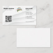 QRコード | ロ企業のゴ 名刺 (正面/裏面)