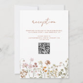 QRコード ワイルドフラワー 洗礼 庭園 開花 招待状 (裏面)