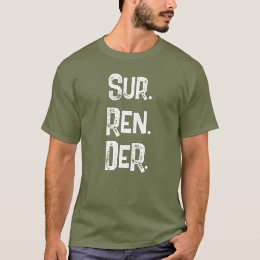 QRコード 主に信頼せよ 信仰 Tシャツ (正面)