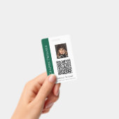 QRコード 写真 ビジネス 会社 大 バッジ (手持ち)