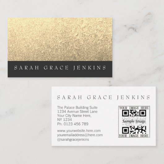 QRコード 名刺 (正面/裏面)