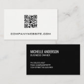 QRコード 名刺 (正面/裏面)