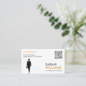 QRコード | 営業者 名刺 (スタンド正面)