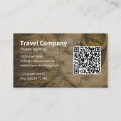 QRコード 旅行代理店 名刺 (正面)