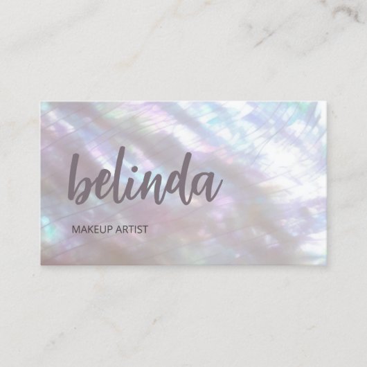 QRコード |真珠の母きらめき 名刺 (正面)