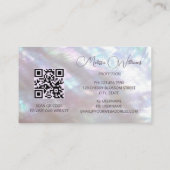 QRコード | 真珠花きらめく 名刺 (裏面)