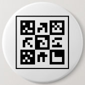 qrコード 缶バッジ (正面)