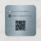 QRコード | 衣料品ラベル価格つるラベル コーリングカード (裏面)