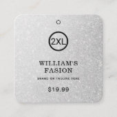 QRコード | 衣料品ラベル価格つるラベル コーリングカード (正面)