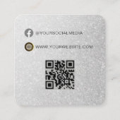 QRコード | 衣料品ラベル価格つるラベル コーリングカード (裏面)