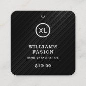 QRコード | 衣料品ラベル価格つるラベル コーリングカード (正面)