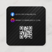 QRコード | 衣料品ラベル価格つるラベル コーリングカード (裏面)