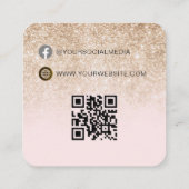 QRコード | 衣料品ラベル価格つるラベル コーリングカード (裏面)