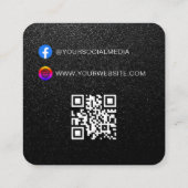 QRコード | 衣料品ラベル価格つるラベル コーリングカード (裏面)