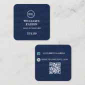 QRコード | 衣類ラベル 価格 ハングタグ コーリングカード (正面/裏面)
