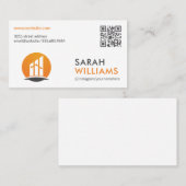 QRコード | 財務ロゴ 名刺 (正面/裏面)