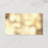 QRコード/金ゴールドボケ名刺 名刺 (裏面)