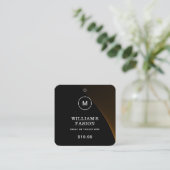 QRコード | 青い衣類ラベル 価格ハングタグ コーリングカード (スタンド正面)