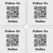 QRコード（4シール付き） シール (正面)