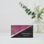 QRコード | Pink Tourmaline Gemstone Crystal Business 名刺 (スタンド正面)