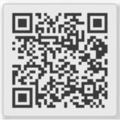 QRコード, QR, おもしろい, メメ, コード, いたずら, オフィス, シール (正面)