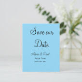 QRコード Save Our Date 追加 フォト名 日付 黒 白 セーブザデート (スタンド正面)