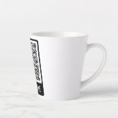 QRコード – Scan Meプロフェッショナル パーソナライズされた モダン カフェラテマグ (右)