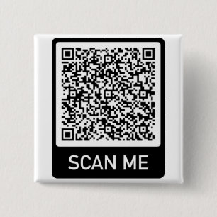 QRコード – [Scan Me]プロフェッショナルボパーソナライズされたタン 缶バッジ