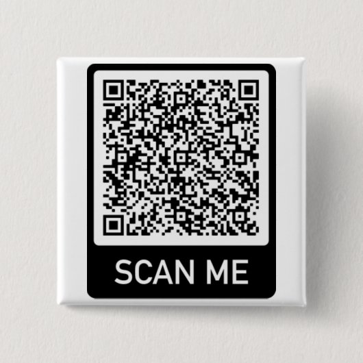 QRコード – [Scan Me]プロフェッショナルボパーソナライズされたタン 缶バッジ (正面)