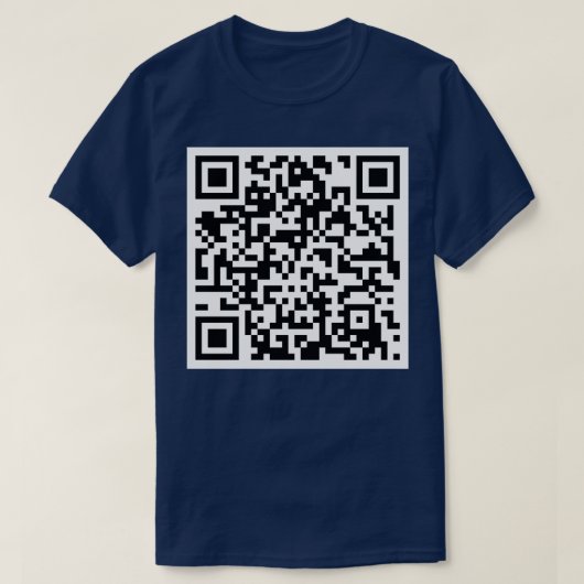 QRコード Tシャツ (デザイン正面)