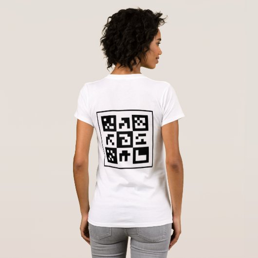 qrコード tシャツ (裏面フル)