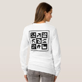 qrコード tシャツ (裏面フル)