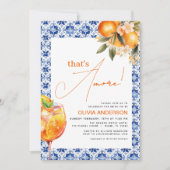 QRコード That's Amore Spritz ブライズシャワー 招待状 (正面)