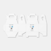 QRコード Venmo スキャンして支払う ロゴを追加 ソーシャルメディア フェイバーボックス (折り畳みなし)