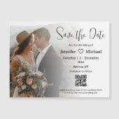 qrコードboho photoのマグネットを保存結婚する (正面)