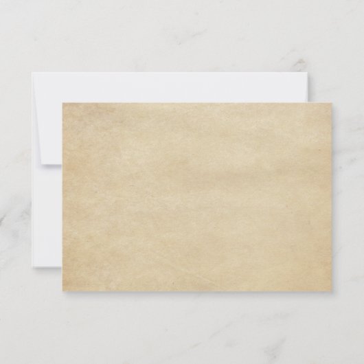 QRコードBurgundy Alice in Wonderland 結婚's 出欠カード (裏面)