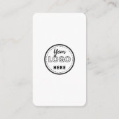 QRコードConnect With Us Facebook Instagram Tiktok エンクロージャーカード (裏面)