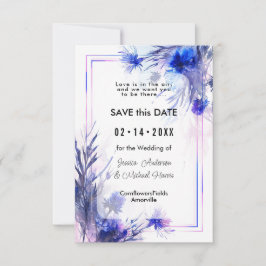 QRコード💙Cornflower Reverieを使用 セーブザデート