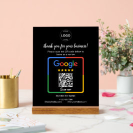 QrコードGoogleレビューBusiness Logo アクリルサイン