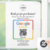 QrコードGoogleレビューBusiness Logo ウィンドウサイン (ホーム)