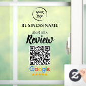 QrコードGoogleレビューBusiness Review ウィンドウサイン (ホーム)