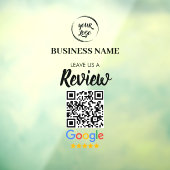 QrコードGoogleレビューBusiness Review ウィンドウサイン (シート3)